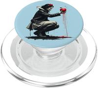 #snirt Camiseta de Cuento de Hadas Figura de Cuento de Hadas con Manzana venenosa Nieve PopSockets PopGrip para MagSafe
