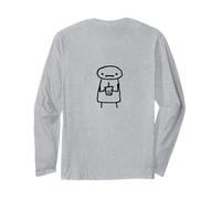 #snirt Camiseta divertida con diseño de figura de palo Manga Larga