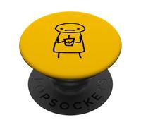 #snirt Camiseta divertida con diseño de figura de palo PopSockets PopGrip Adhesivo