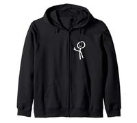 #snirt - Camiseta para hombre con diseño de figura de palo Sudadera con Capucha