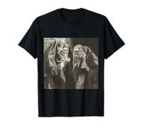 #snirt Divertida camiseta monja monja fumar sudadera con capucha impresa Camiseta