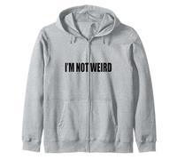 #snirt i´m not weird tshirt print, ich bin nicht verrückt ich bin Sudadera con Capucha