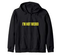 #snirt i´m not weird tshirt print, ich bin nicht verrückt ich bin Sudadera con Capucha