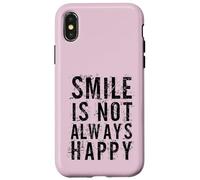 #snirt La Risa no Siempre es Divertida con el Dicho de una Camiseta con Estampado en el Fondo Carcasa para iPhone X/XS