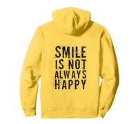#snirt La Risa no Siempre es Divertida con el Dicho de una Camiseta con Estampado en el Fondo Sudadera con Capucha