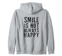 #snirt La Risa no Siempre es Divertida con el Dicho de una Camiseta con Estampado en el Fondo Sudadera con Capucha