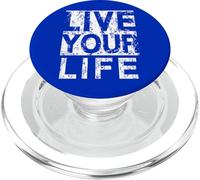#snirt live your life t-shirt, Lebe dein Leben Hoodie Print PopSockets PopGrip para MagSafe