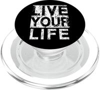 #snirt live your life t-shirt, Lebe dein Leben Hoodie Print PopSockets PopGrip para MagSafe