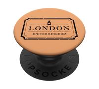 #snirt London t-shirt UK London Hoodie UK London - Carcasa para móvil PopSockets PopGrip Adhesivo