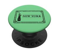 #snirt New York T-shirt NY New York Hoodie NY - Funda para teléfono móvil PopSockets PopGrip Adhesivo