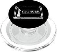 #snirt New York T-shirt NY New York Hoodie NY - Funda para teléfono móvil PopSockets PopGrip para MagSafe