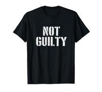 #snirt not guilty Camiseta inocente con capucha, diseño inocente Camiseta