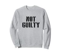 #snirt not guilty Camiseta inocente con capucha, diseño inocente Sudadera