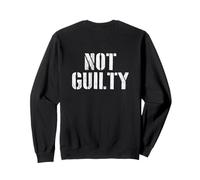 #snirt not guilty Camiseta Inocente Sudadera Con Capucha Estampado Gratis Paz Sudadera