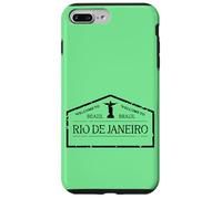#snirt Rio de Janeiro - Camiseta Brasil Sudadera con capucha Rio Bolsillo Carcasa para iPhone 7 Plus/8 Plus