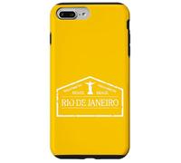 #snirt Rio de Janeiro - Camiseta Brasil Sudadera con capucha Rio Bolsillo Carcasa para iPhone 7 Plus/8 Plus