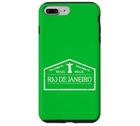 #snirt Rio de Janeiro - Camiseta Brasil Sudadera con capucha Rio Bolsillo Carcasa para iPhone 7 Plus/8 Plus