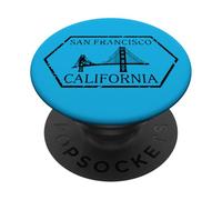 #snirt San Francisco Camiseta Golden Gate California PopSockets PopGrip Adhesivo
