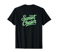 #snirt Sunset Chaser - Camiseta de cazador de sol, diseño de adorador del sol Camiseta