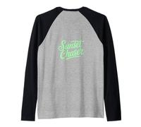 #snirt Sunset Chaser - Camiseta de cazador de sol, diseño de adorador del sol Camiseta Manga Raglan