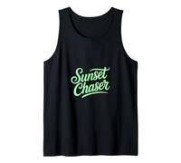 #snirt Sunset Chaser - Camiseta de cazador de sol, diseño de adorador del sol Camiseta sin Mangas