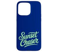 #snirt Sunset Chaser - Camiseta de cazador de sol, diseño de adorador del sol Carcasa para iPhone 15 Pro Max