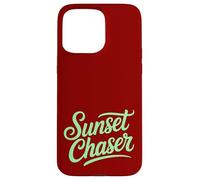 #snirt Sunset Chaser - Camiseta de cazador de sol, diseño de adorador del sol Carcasa para iPhone 15 Pro Max