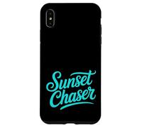 #snirt Sunset Chaser - Camiseta de cazador de sol, diseño de adorador del sol Carcasa para iPhone XS Max