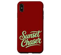 #snirt Sunset Chaser - Camiseta de cazador de sol, diseño de adorador del sol Carcasa para iPhone XS Max