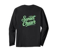 #snirt Sunset Chaser - Camiseta de cazador de sol, diseño de adorador del sol Manga Larga