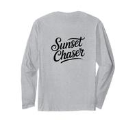 #snirt sunset chaser camiseta puesta de sol sudadera con capucha mujer hombre Manga Larga