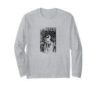 #snirt Taza para siempre Jung Camiseta Wasted Youth Hoody Skull Manga Larga