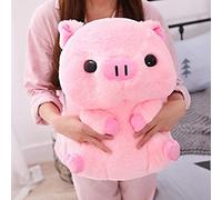 Snner Pig Plush Doll Pink Sitting Big Head Big Animal Toy Kids Dreing Companion Doll 40 cm