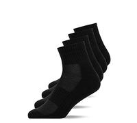 Snocks 4 Pares de Calcetines Running Cortos Hombre y Mujer de Algodón Orgánico - Calcetines Deporte Mujer Hombre Talla 35-50 Calcetines Antiampollas y Antideslizantes Padel, Crossfit, Baloncesto