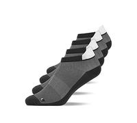 Snocks 4 Pares de Calcetines Running Cortos Hombre y Mujer de Algodón Orgánico - Calcetines Deporte Mujer Hombre Talla 35-50 Calcetines Antiampollas y Antideslizantes Padel, Crossfit, Baloncesto