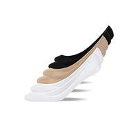 Snocks 6 Pares Calcetines Invisibles Mujer y Hombre de Algodón Orgánico - Calcetines Antideslizantes Hombre y Mujer Bajos Transpirables - Pinkies Finos y Ultrasuaves - Talla 35-50