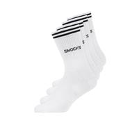 SNOCKS Calcetines deportivos negro / blanco 39-42 negro / blanco