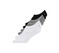 SNOCKS Calcetines invisibles gris oscuro / negro / blanco 47-50 EUR