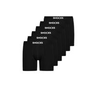 SNOCKS Calzoncillo boxer negro / blanco M negro / blanco