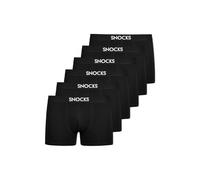 SNOCKS Calzoncillo boxer negro / blanco M negro / blanco