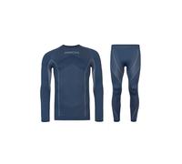 SNOCKS Camiseta térmica azul oscuro / gris claro M azul oscuro / gris claro