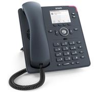 Snom D140 TeléFono Fijo Snom para Oficina - Pantalla LCD 2,8, 2 Identidades Sip, Consumo Bajo - Ideal para Ver Teléfonos Fijos O como TeléFono De Casa Fijo - Color Gris Pizarra