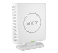 Snom M400 Base Dect para Teléfonos Inalámbricos - Router Y Repetidor con Capacidad De 20 Extensiones Y 10 Llamadas Simultáneas - Actualizaciones Inalámbricas Y Cifrado Avanzado