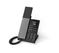 Snom Snom HD350A Teléfono analógico para hoteles con carcasa antibacteriana, panel frontal personalizable y diseño conforme a GDPR.