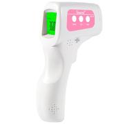 Snomd Termómetro Digital Frente Infrarrojo sin Contacto Termómetro Bebés Médico pantalla Retroiluminada de Tres Colores, Temperatura de Lectura Instantánea