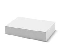 SNOMEL 100 hojas de tarjetas blancas de 3.94 x 5.95 pulgadas, tarjetas de papel liso grueso, papel postal en blanco de doble cara para escribir índice, invitación de boda, notas de felicitación