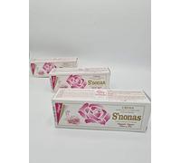 S'NONAS crema hidratante manos y pies con glicerina. 3 unidades de 75 ml.