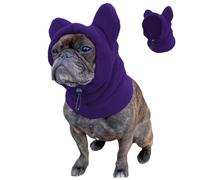 Snood Perro con Ears Termal Polar Pole poleza Muffs de protección de arilla Cubierta de Orejas con Alivio de ansiedad con cordón