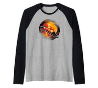 Snooker Game Mesa de Snooker Bolas de Billar Vintage Snooker Camiseta Manga Raglan