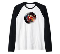 Snooker Game Mesa de Snooker Bolas de Billar Vintage Snooker Camiseta Manga Raglan